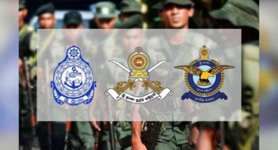 ත්‍රිවිධ හමුදාවේ 12,434 කට උසස්වීම්